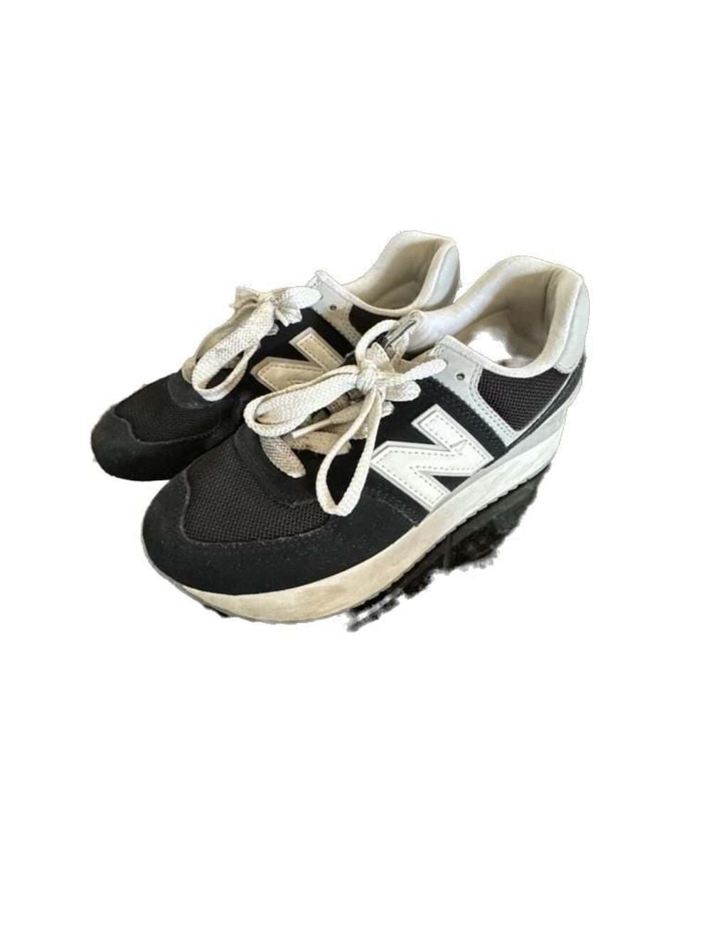 New Balance 574 Black White Grey - U574FBG